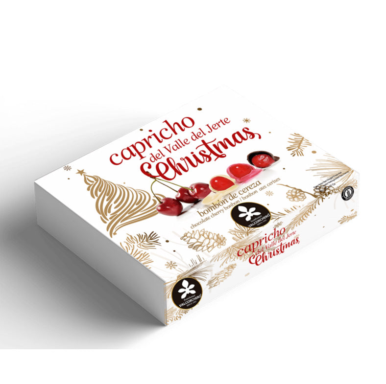 CAPRICHO DEL VALLE DEL JERTE CHRISTMAS CHOCOLATE CHERRY BONBON