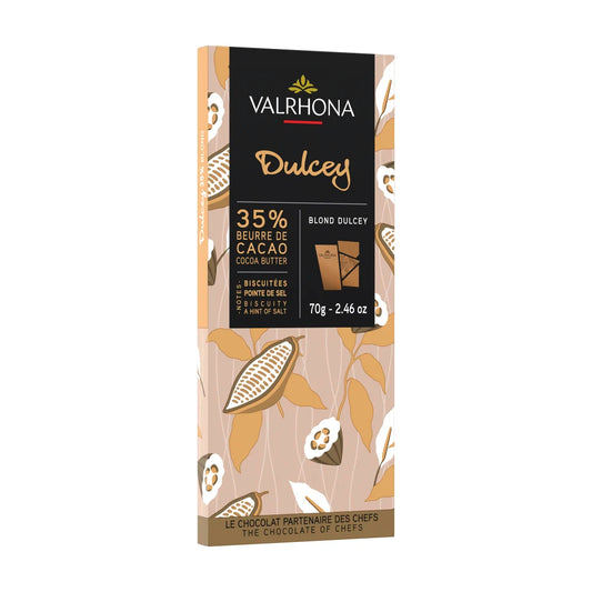 VALRHONA DULCEY BAR 35% 70G