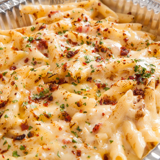 BAKED PENNE MAC N' CHEESE