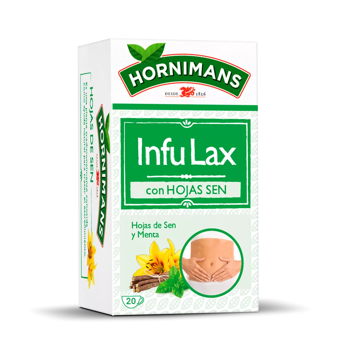 HORNIMANS INFULAX CON HOJAS SEN 30G