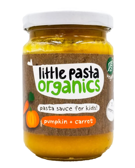 LITTLE PASTA ORGANICS PUMPKIN + CARROT 130G