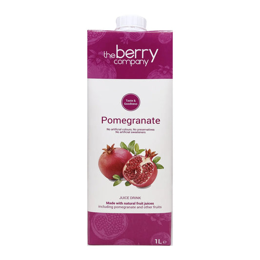 THE BERRY COMPANY POMEGRANATE JUICE DRINK 1L