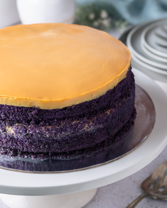 UBE LECHE FLAN CAKE