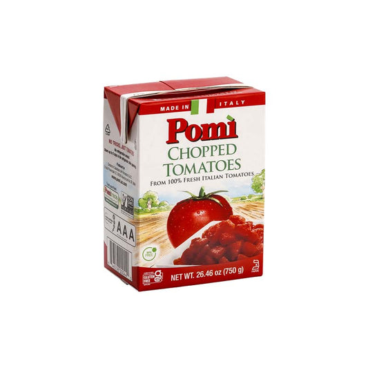 POMI ORGANIC CHOPPED TOMATOES 750G