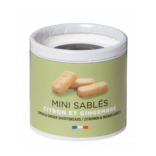 MINI SABLES LEMON AND GINGER SHORTBREADS